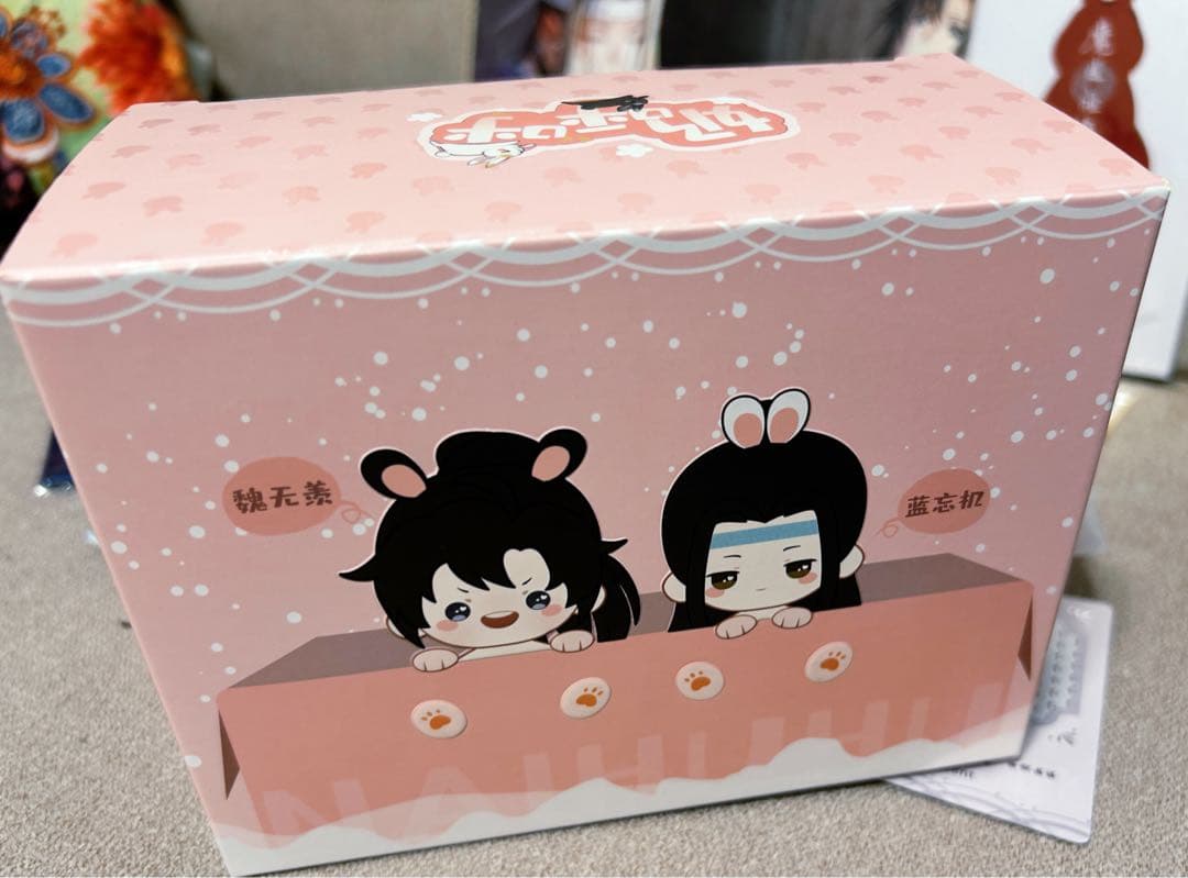 魔道祖師 KAZE 10cm ぬいぐるみ　魏無羨　藍忘機　新品未使用　即発送