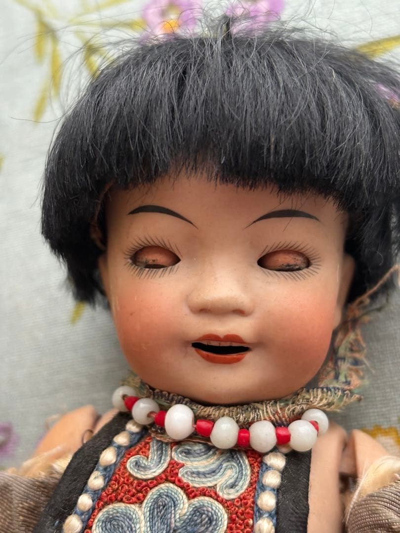 おそらく日本製のオールビスクドール　アンティーク