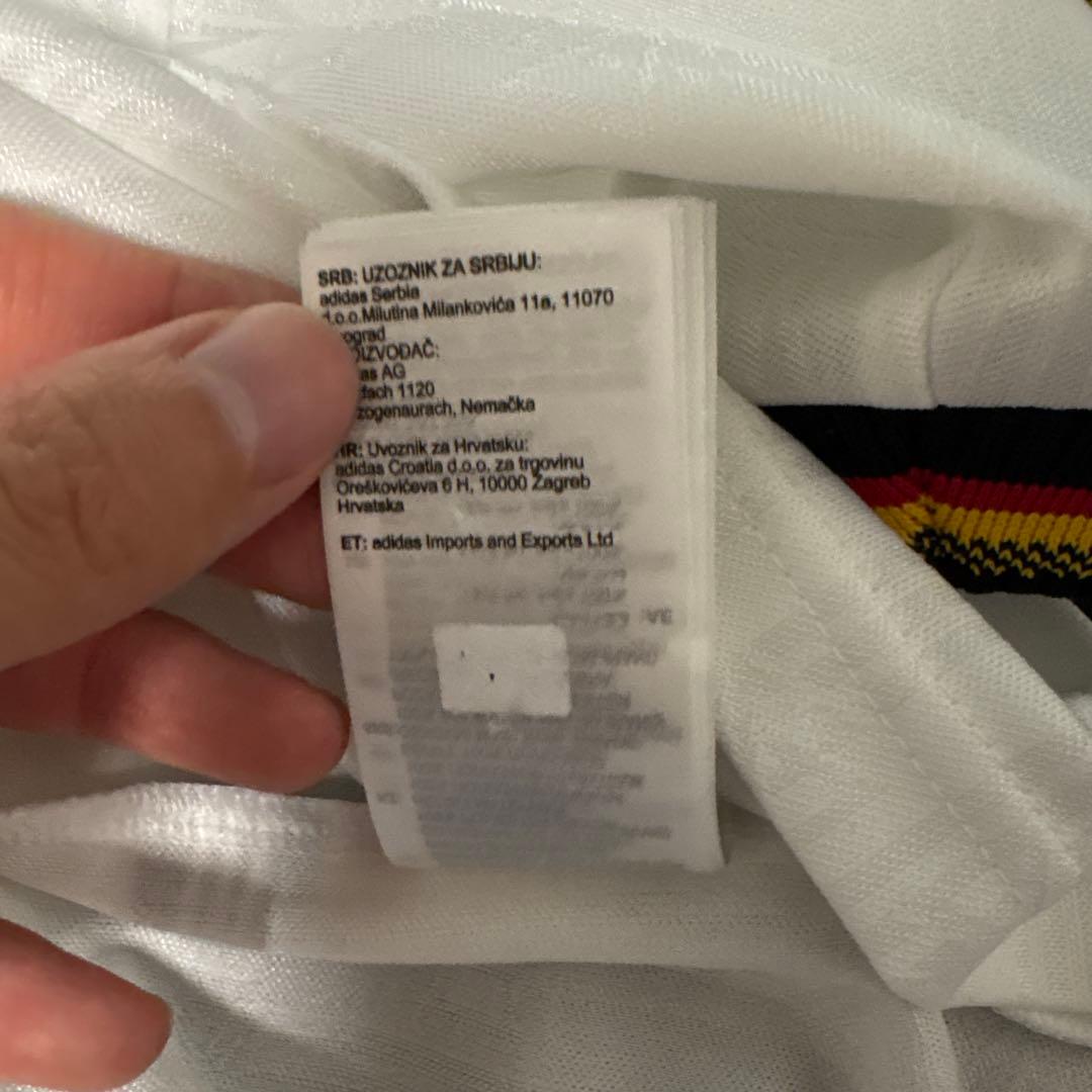 adidas ドイツ代表　1996 ホームユニフォーム　2025年復刻版