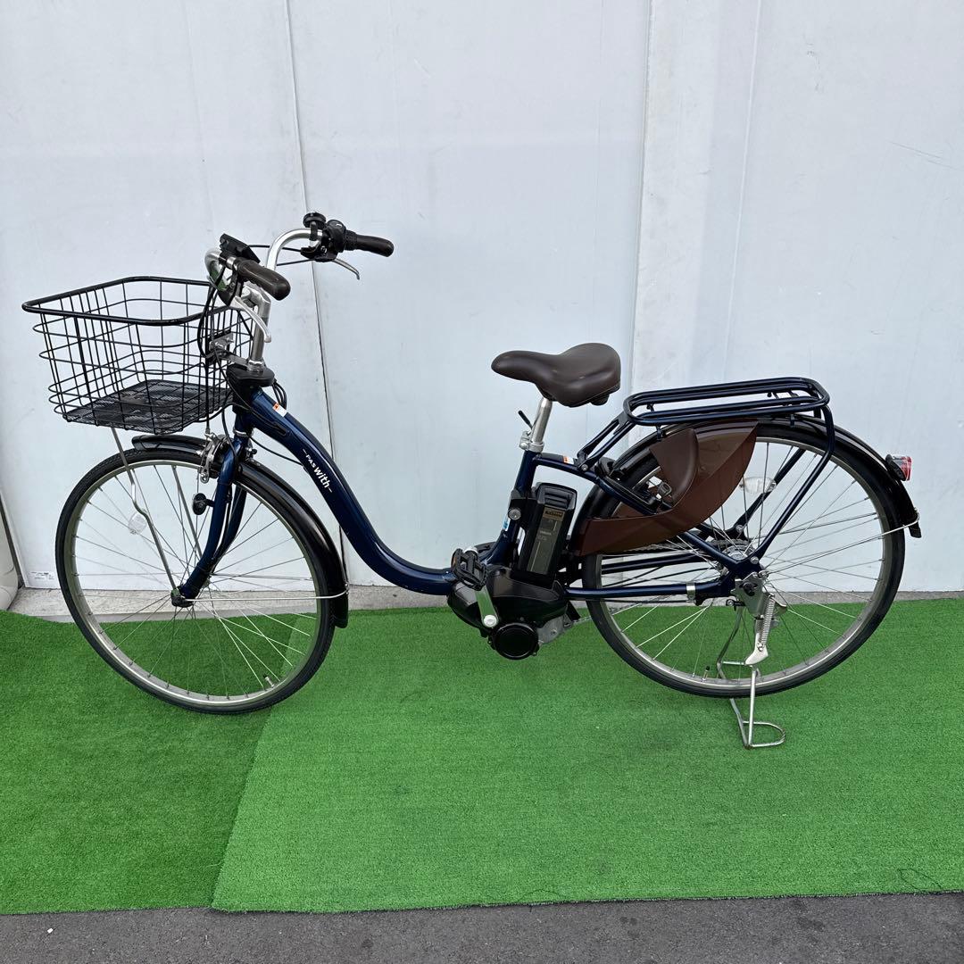 YAMAHAヤマハ電動アシスト自転車26インチ 大容量12.3Ah ブルー