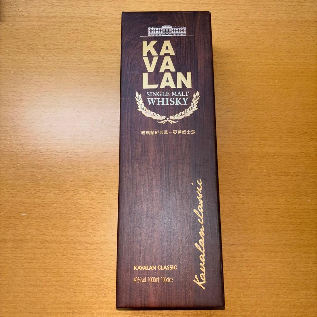 新品KAVALAN CLASSIC SINGLE MALT 1000ml 40%
