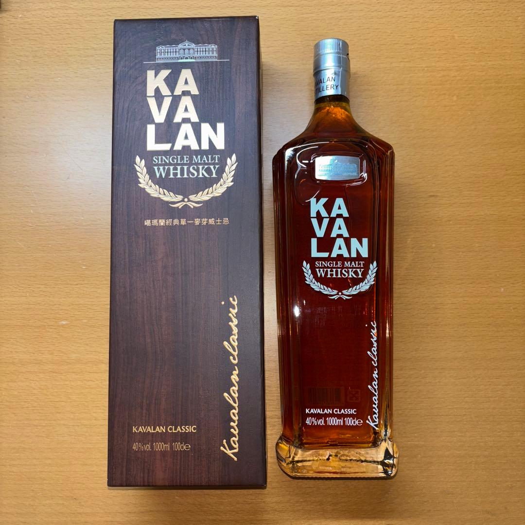 新品KAVALAN CLASSIC SINGLE MALT 1000ml 40%