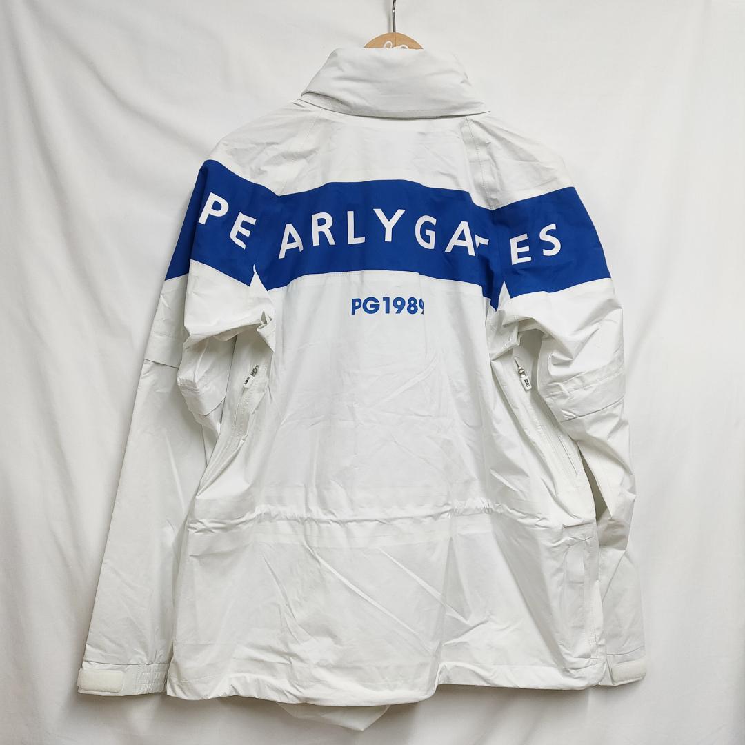 ○★新品未使用 パーリーゲイツ リップストップレインスーツ上下セット ホワイトS