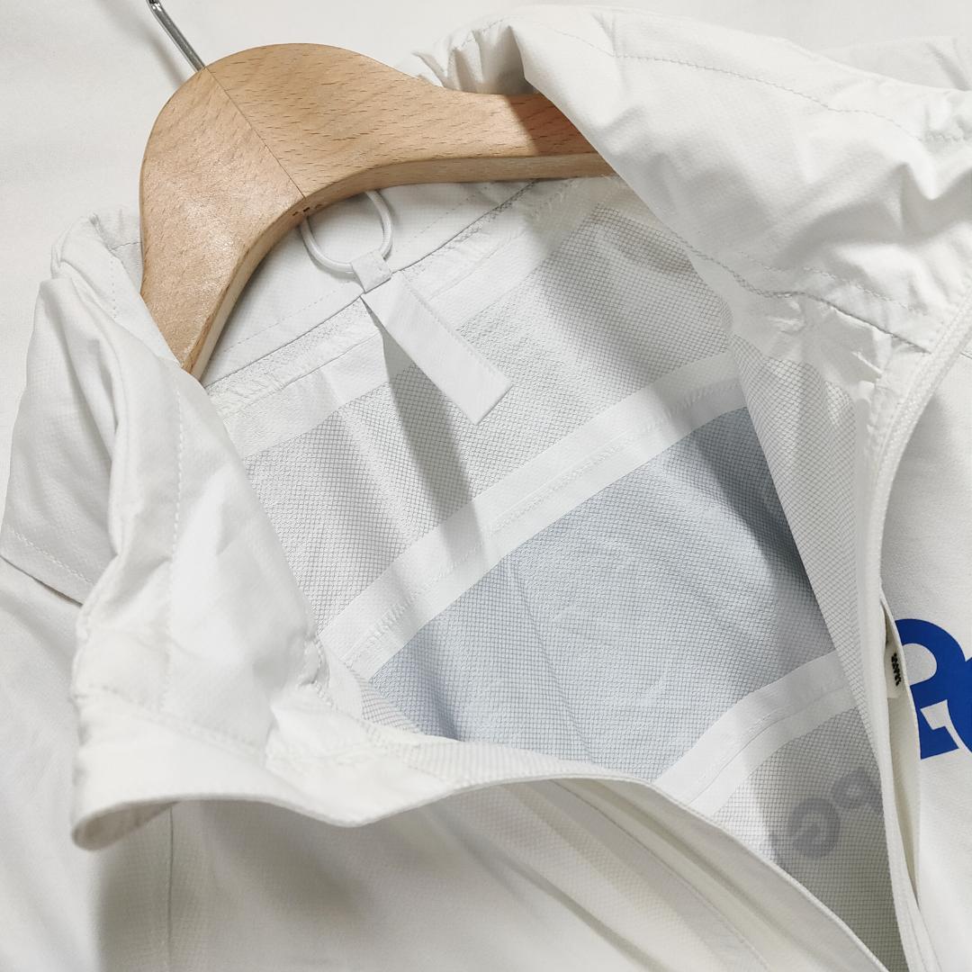 ○★新品未使用 パーリーゲイツ リップストップレインスーツ上下セット ホワイトS