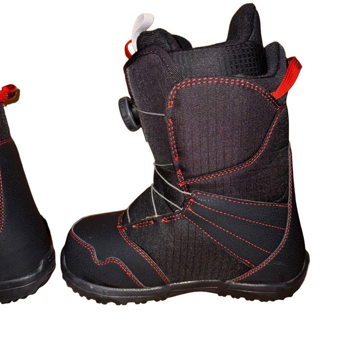 【美品】BURTON ZIPLINE BOA スノボブーツ 23cm 子ども用