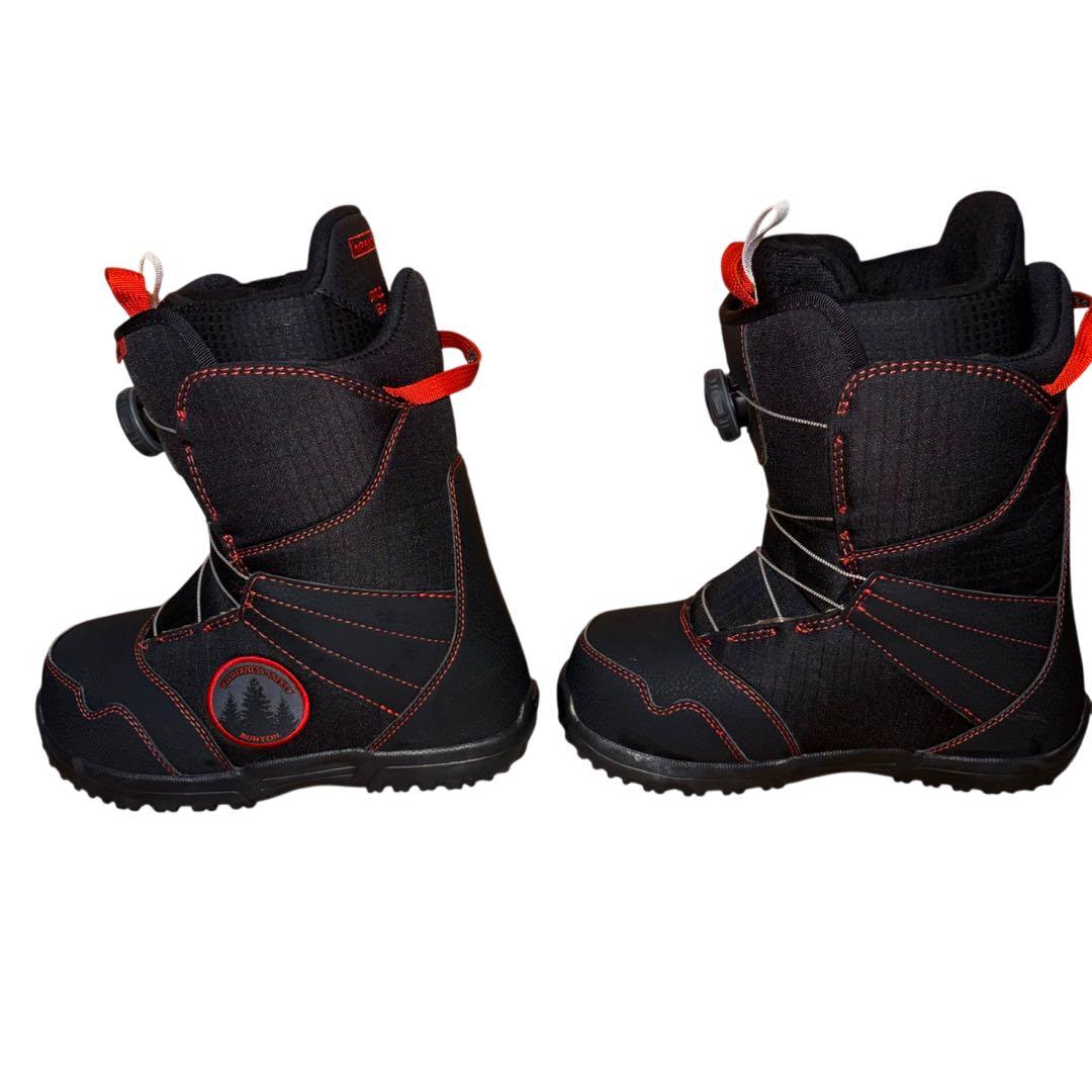 【美品】BURTON ZIPLINE BOA スノボブーツ 23cm 子ども用