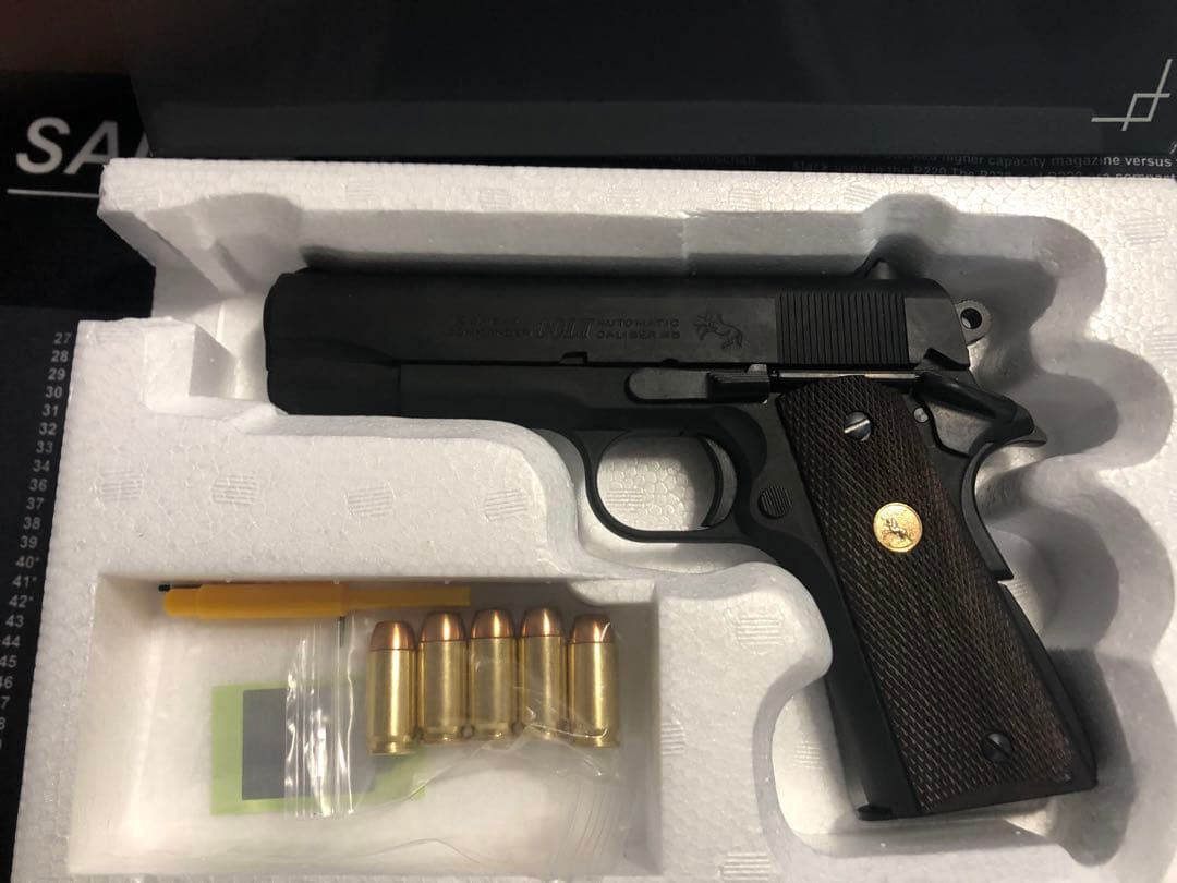 【発火済モデルガン】マルシン X-PFC コマンダー ブラックHW