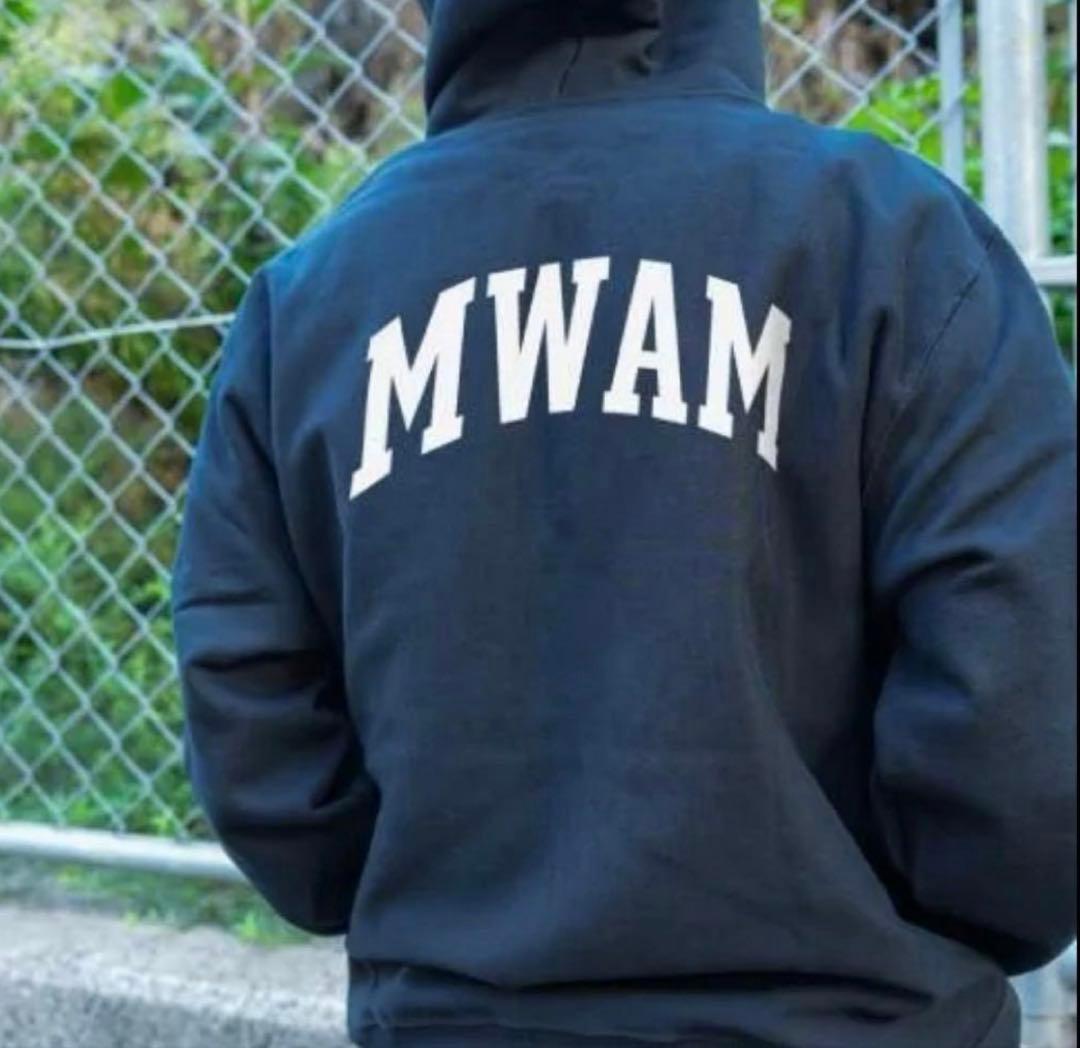 【新品】マンウィズ MWAM PNCK×MWAM フーディー(パーカー) Ｍ