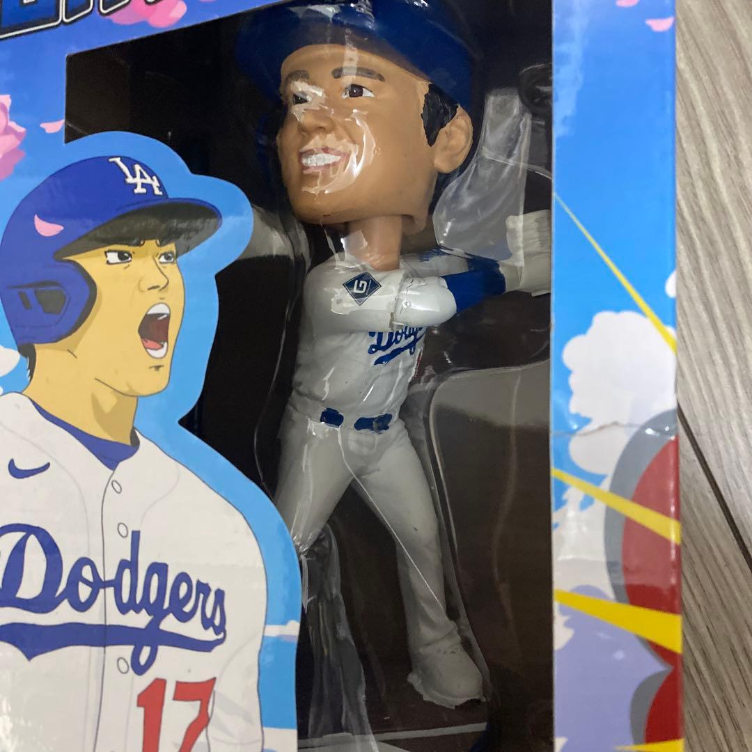 大谷翔平ボブルヘッド人形2024年5月16日ドジャーススタジアムにて配布（白）