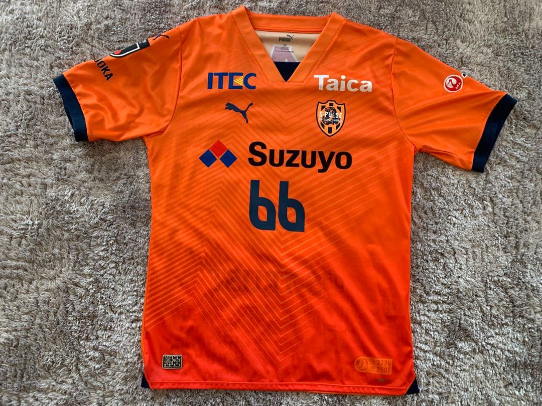 清水エスパルス 2024 ホーム　ユニフォーム　住吉ジェラニレショーン