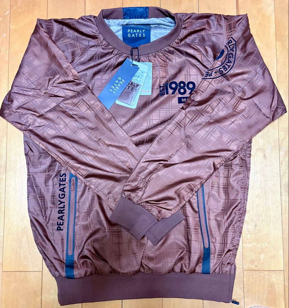 新品 パーリーゲイツ タフレックス スニード サイズ3 ブラウン 蓄熱 ブルゾン