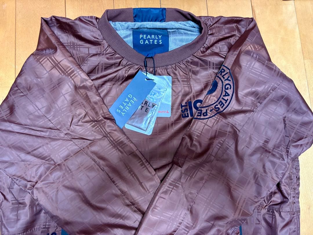 新品 パーリーゲイツ タフレックス スニード サイズ3 ブラウン 蓄熱 ブルゾン