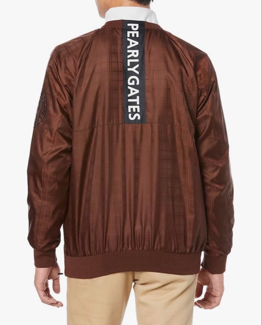 新品 パーリーゲイツ タフレックス スニード サイズ3 ブラウン 蓄熱 ブルゾン