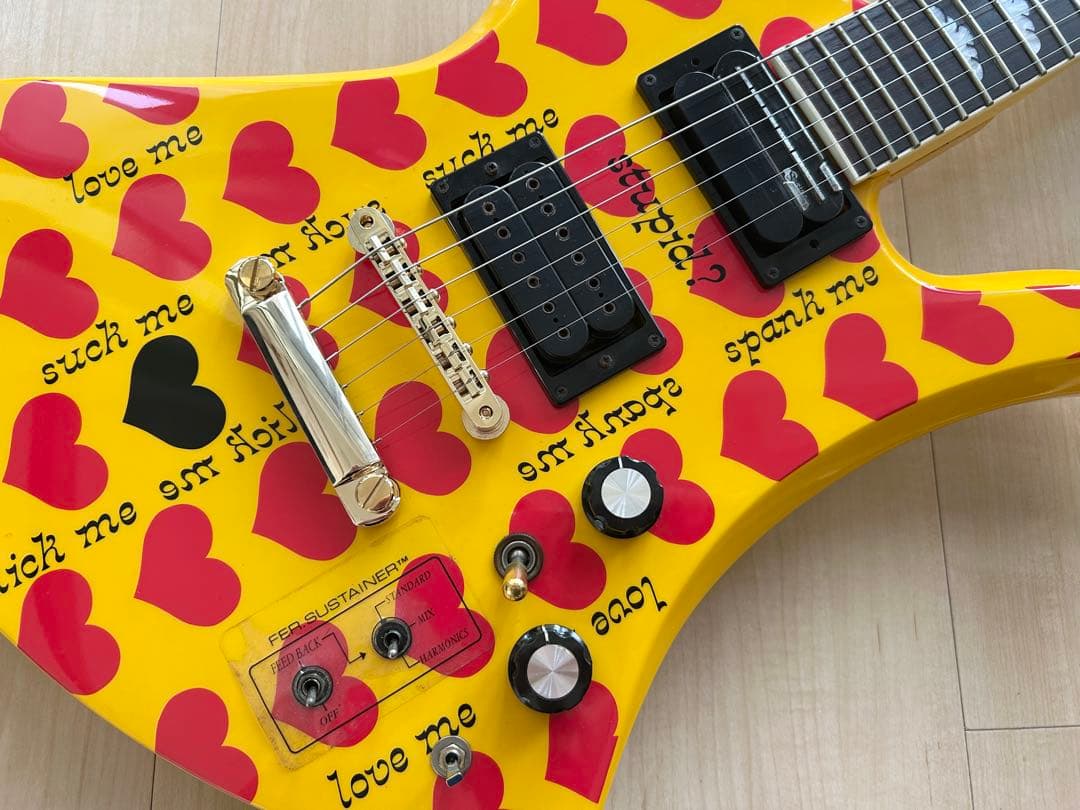 Burny MG-145S／イエローハート／FERNANDES／hideモデル