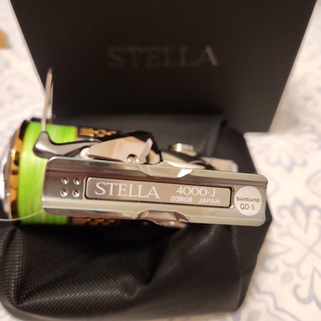 シマノ　18ステラ 4000 カスタムパーツ付き