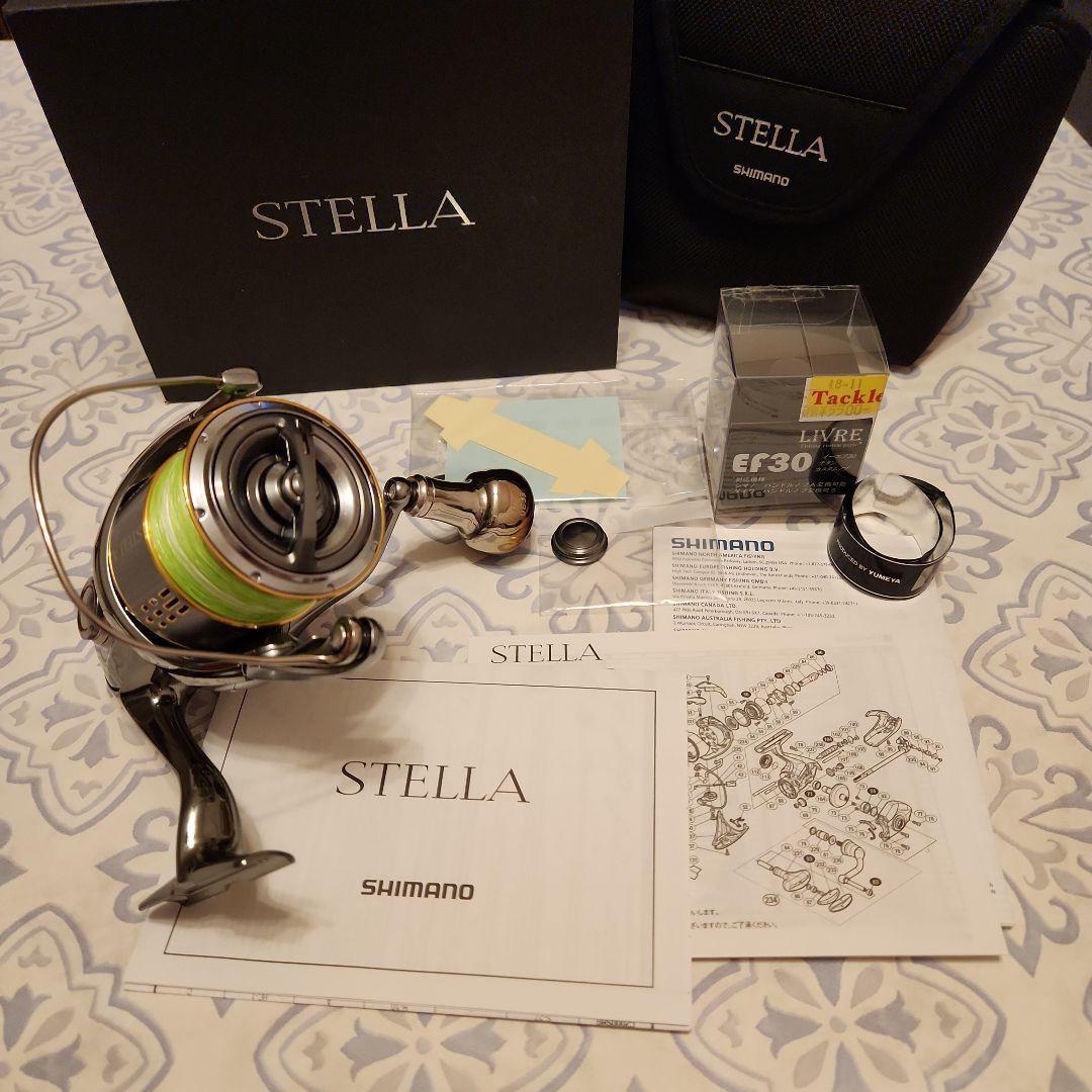 シマノ　18ステラ 4000 カスタムパーツ付き