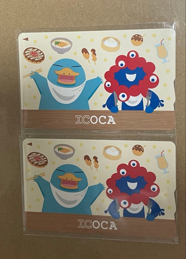 万博記念ICOCAイコカ 大阪万博 関西万博 ミャクミャク イコちゃん2枚セット