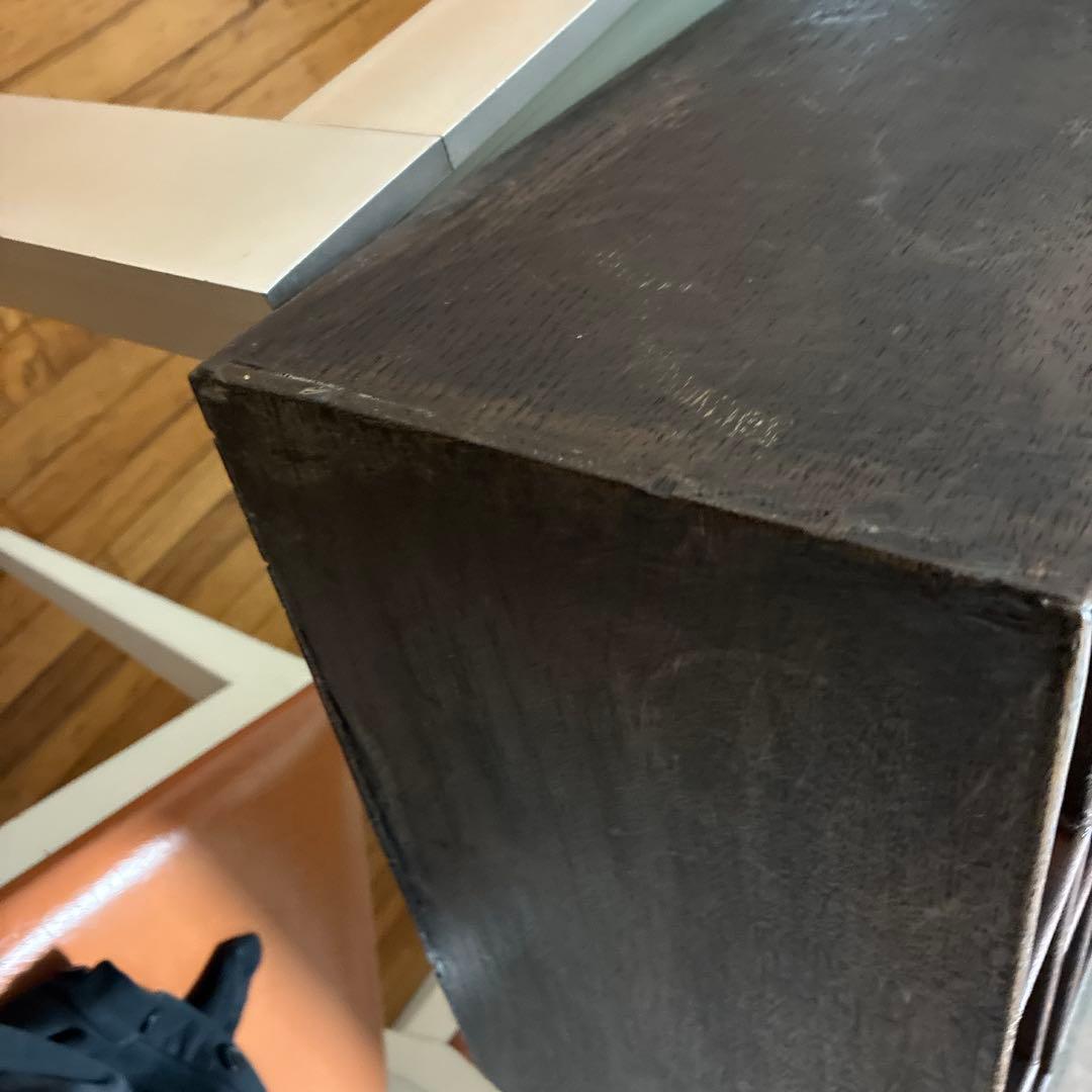 アメリカから木製引き出し式タンス 9個の引き出し付き