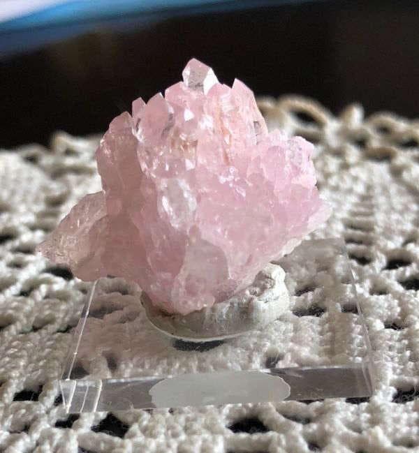 天然石　ローズクォーツ　結晶