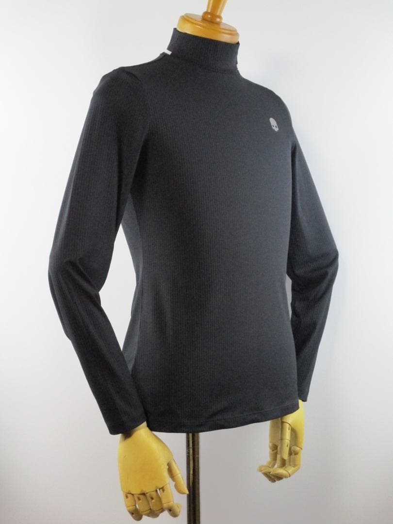 【ハイドロゲン★ウーマン】ゴルフ★リブロール・ネックシャツ★未使用★M