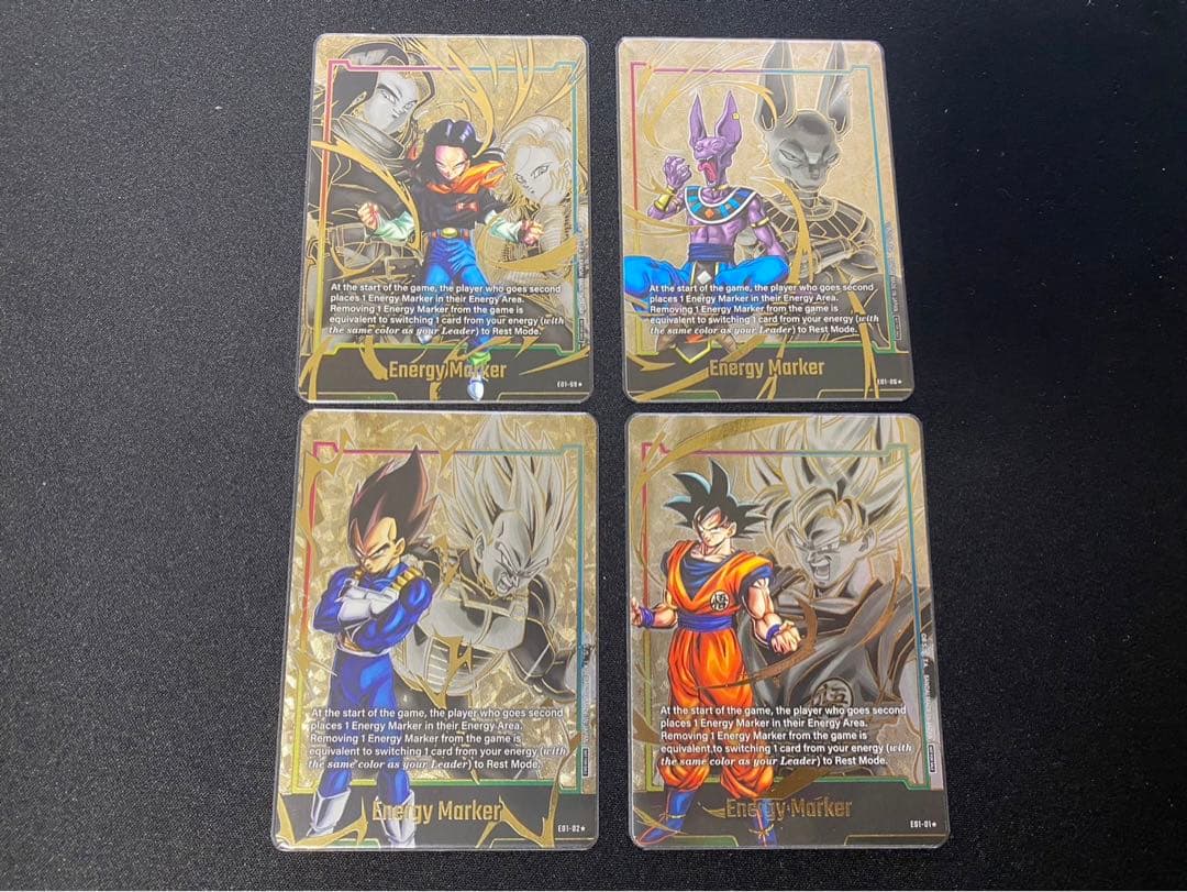 ドラゴンボール フュージョンワールド エナジーマーカー 英語 7枚セット 孫悟飯