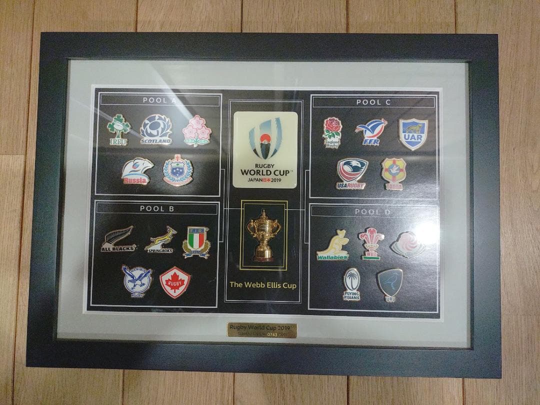ラグビーワールドカップ2019 ピンバッジフレーム