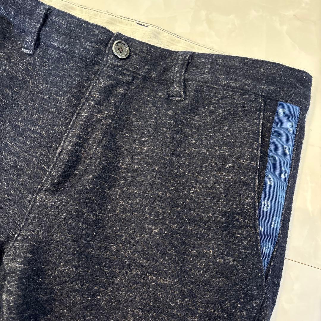 マークアンドロナ ネイビーパンツ