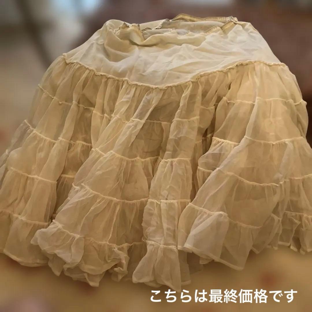フランスアンティークのスカート