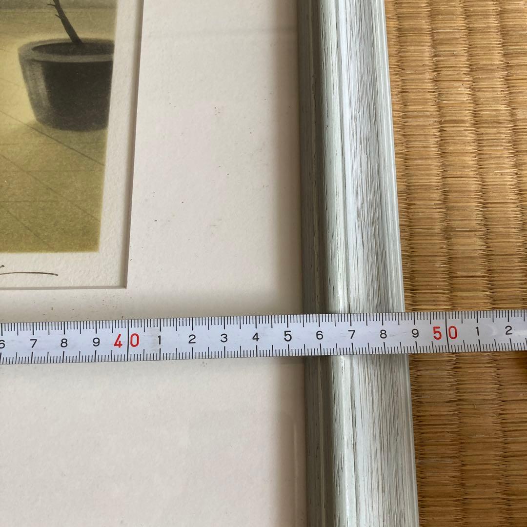 黒井健 リトグラフ カフェテラス