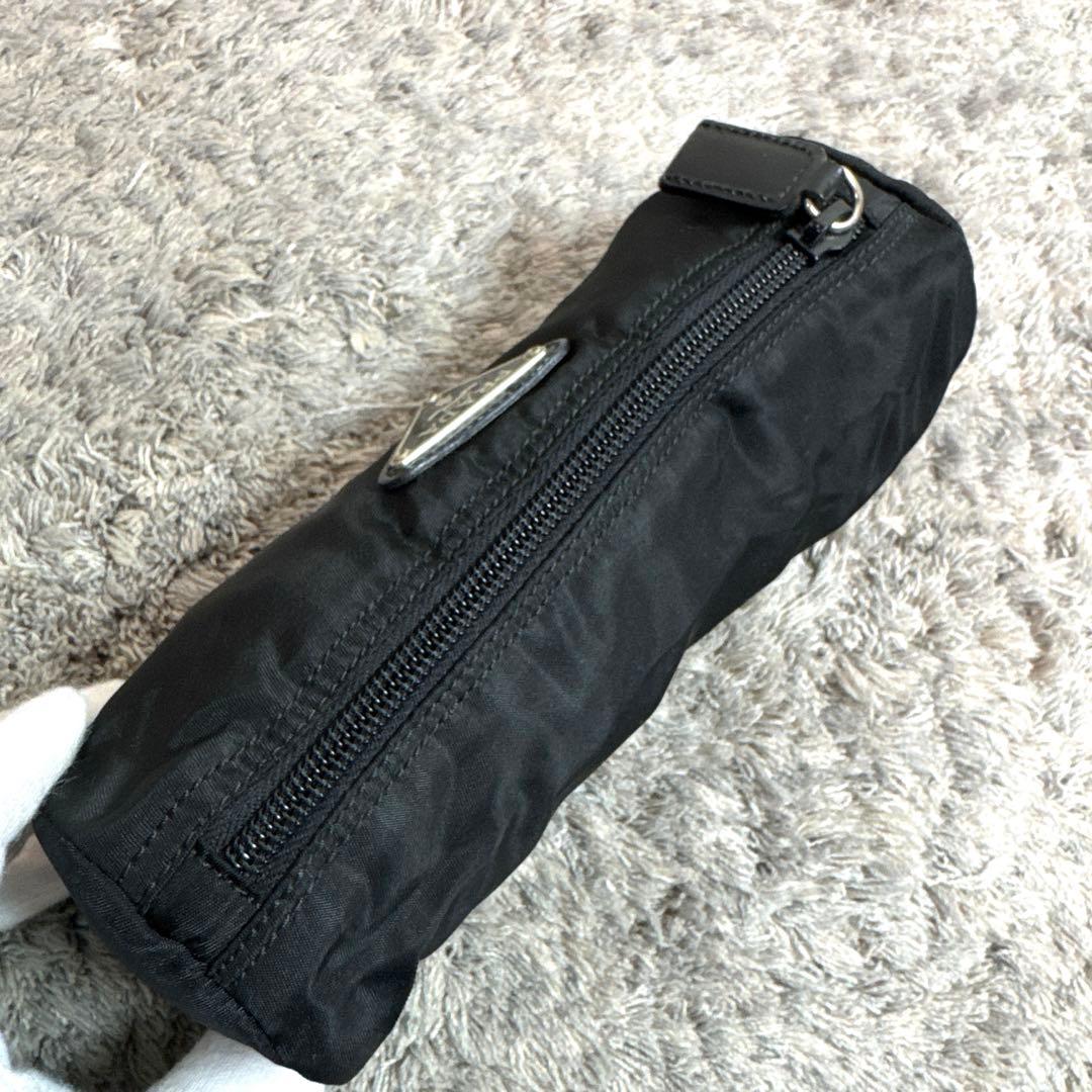 【極美品】PRADA プラダ ポーチ 化粧ポーチ ペンケース 小物入れ ブラック