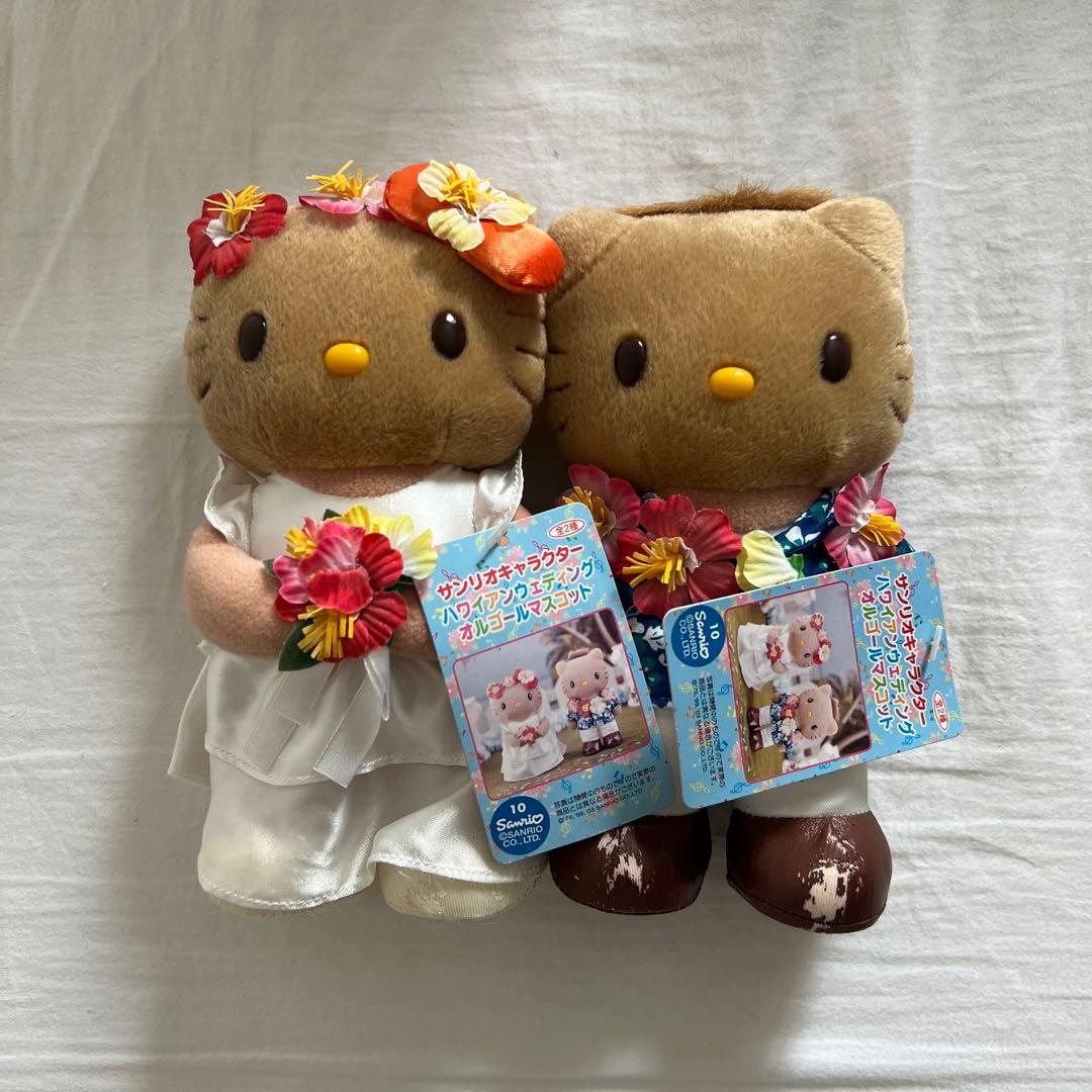 希少レア　ハローキティ　ダニエル　ハワイ　ガングロ　ぬいぐるみ　オルゴール