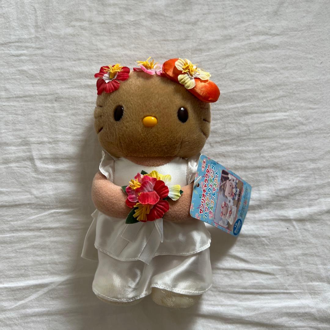 希少レア　ハローキティ　ダニエル　ハワイ　ガングロ　ぬいぐるみ　オルゴール