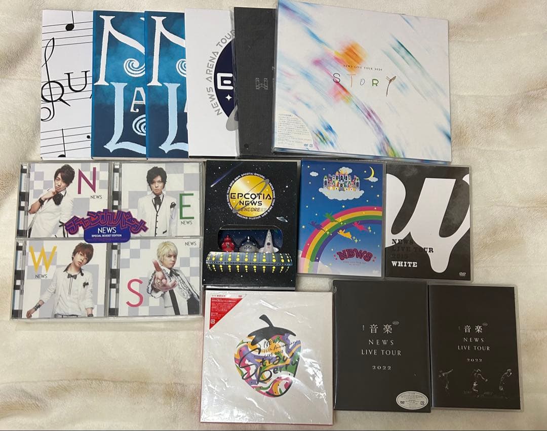 NEWS グッズ まとめ売り 増田貴久 小山慶一郎 加藤シゲアキ CD DVD