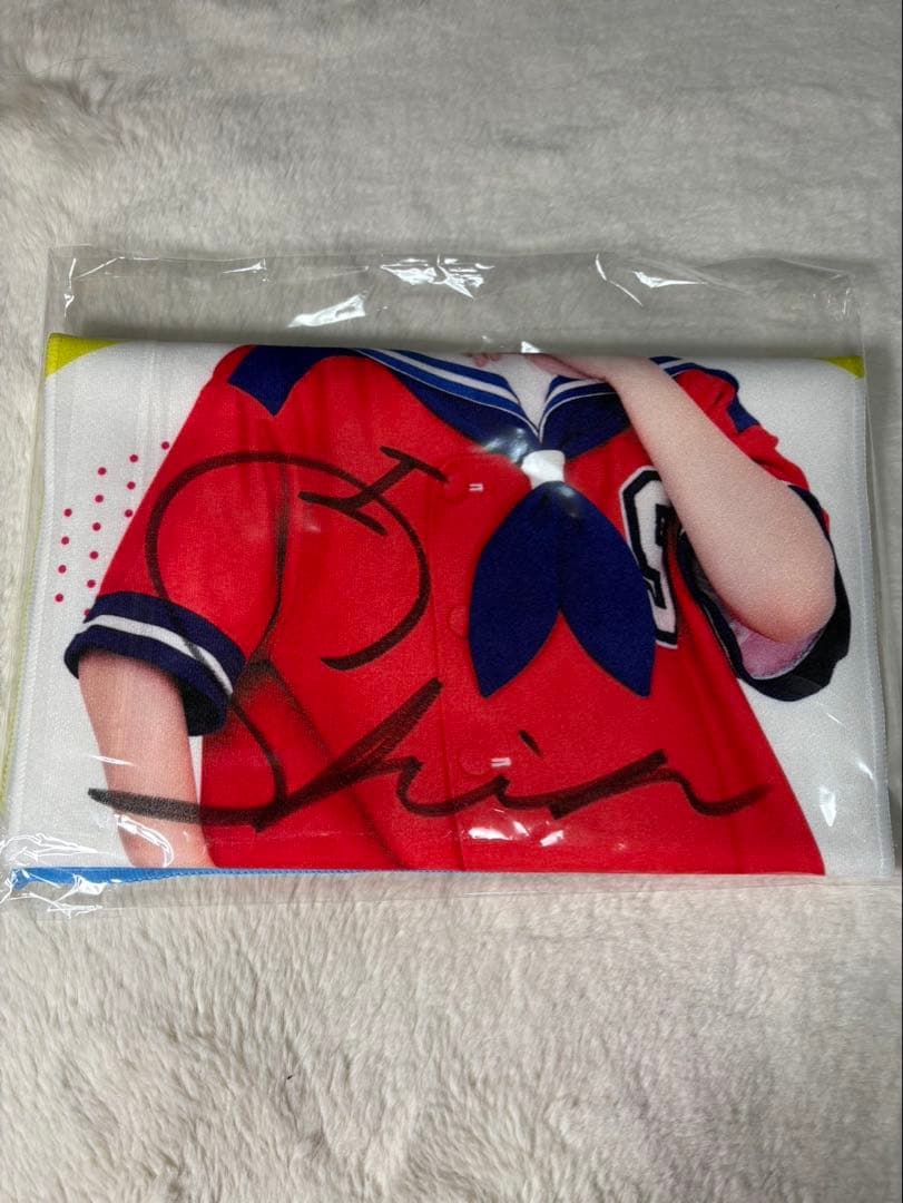 THE SUPER FRUIT サイン入りフェイスタオル 小田惟真