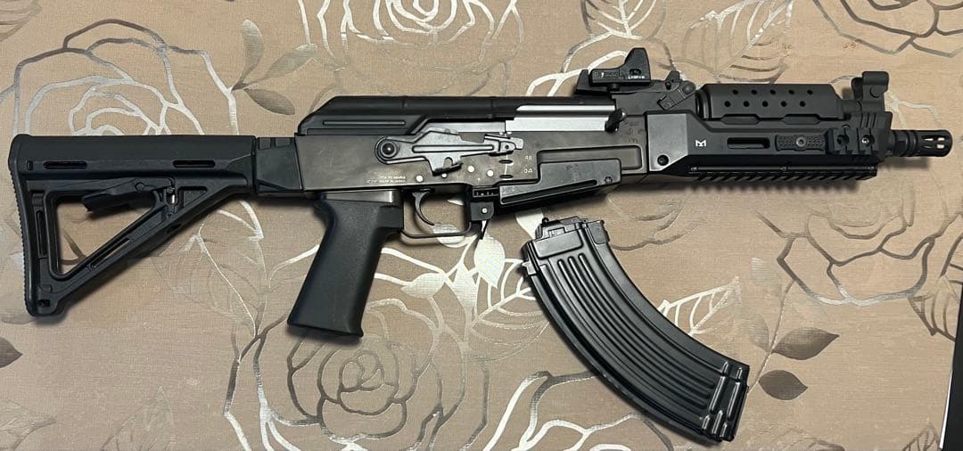 【ドットサイト付き】次世代電動ガン AK ストーム ブラック