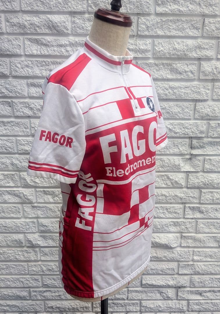 希少イタリア製 Castelli 男性用レトロ サイクルジャージ デッドストック