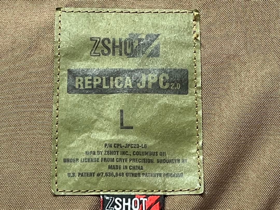 ⭐︎ZSHOT JPC プレートキャリア クライプレシジョン公式 サバゲー引退