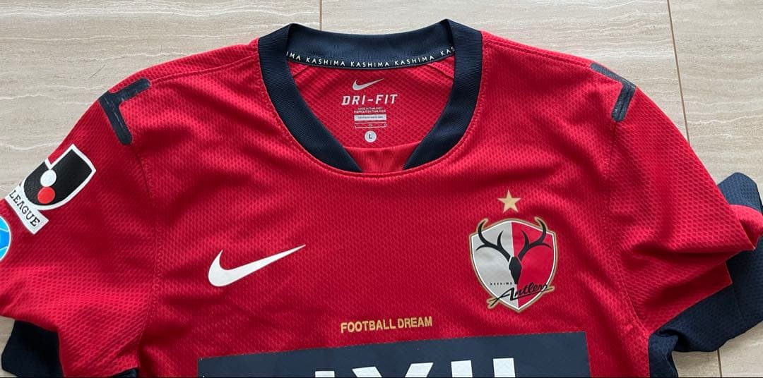 小笠原満男　選手支給　実使用　サイン入￼ユニフォーム　鹿島アントラーズ　2012