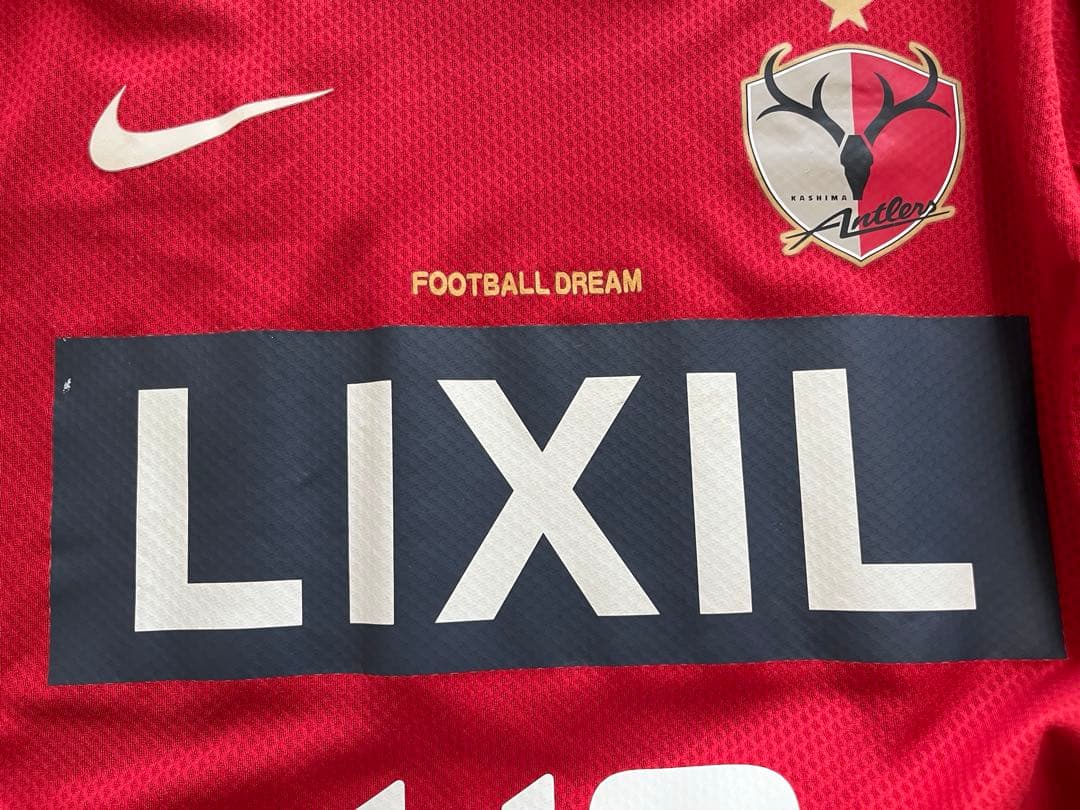 小笠原満男　選手支給　実使用　サイン入￼ユニフォーム　鹿島アントラーズ　2012
