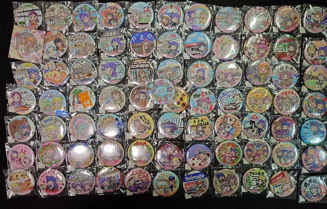 ラブライブ！サンシャイン！！ まちあるき缶バッジ 77個セット