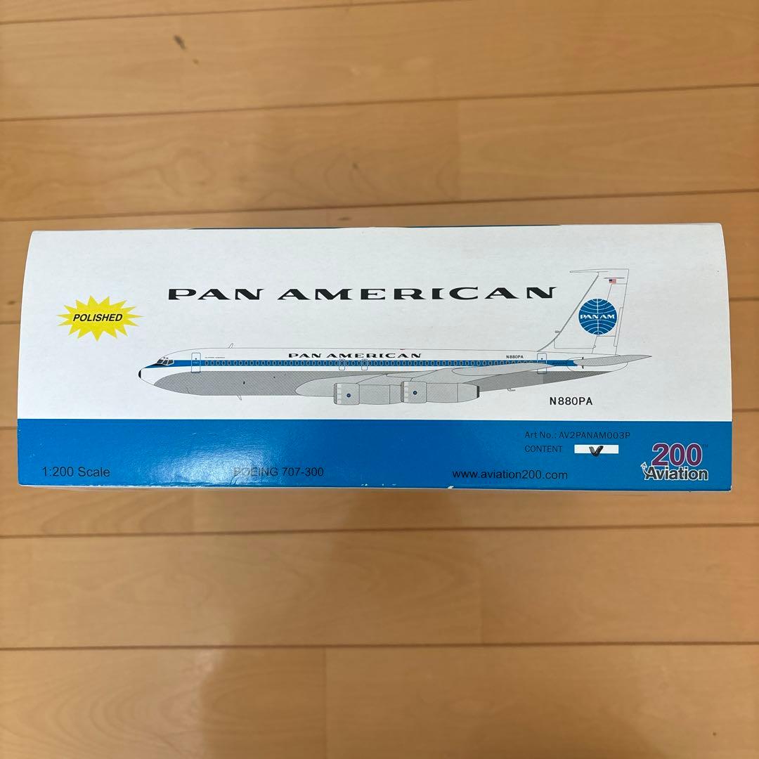 最終価格PAN AM Boeing 707-300 1:200 スケール