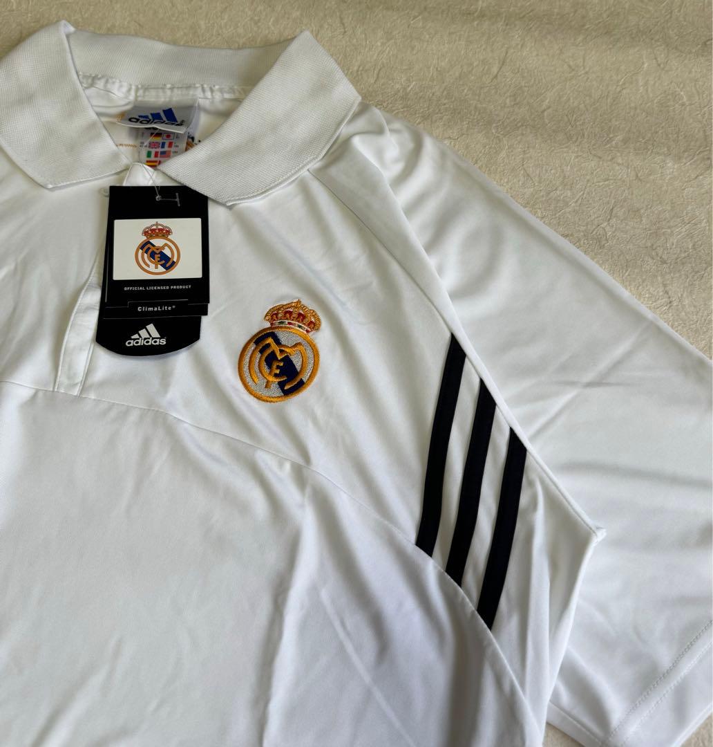 adidas レアルマドリード　ポロシャツ　ゲームシャツ　100周年