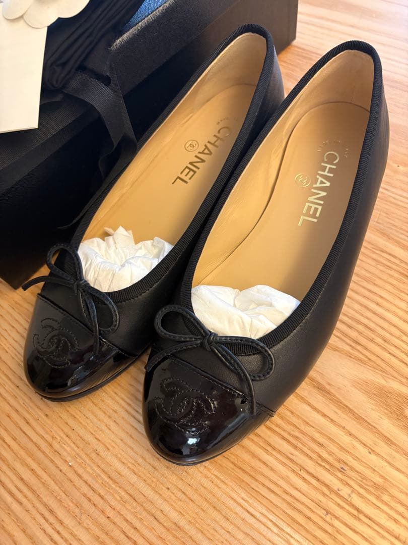 シャネル　CHANEL バレエシューズ　37C