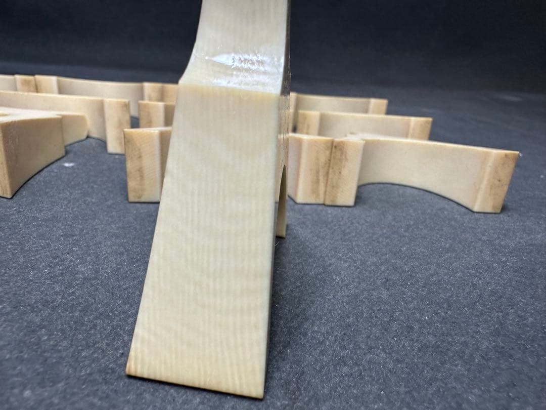 三線　琴柱 筝柱　14個セット 和楽器　御琴　箱付 和琴 御箏琴柱 琴用