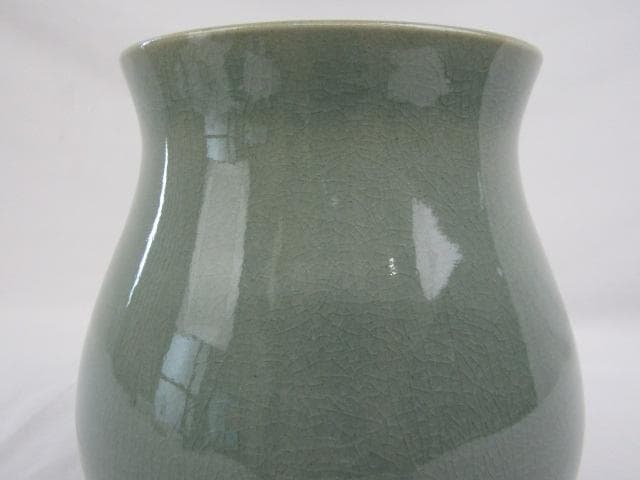 Y5-0824 ◇茶道具 高麗青磁 韓国 人間文化財 柳海剛(柳根瀅) 水指◇