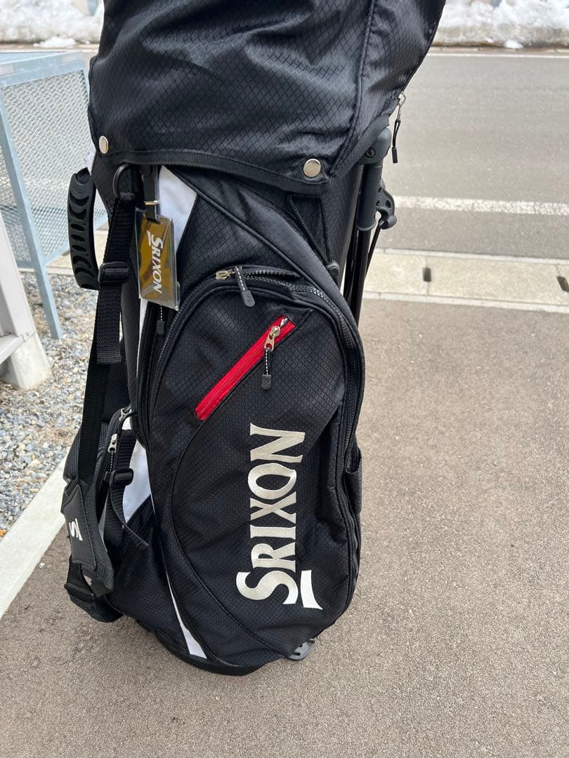 Srixon キャディバッグ 黒 スタンド付き