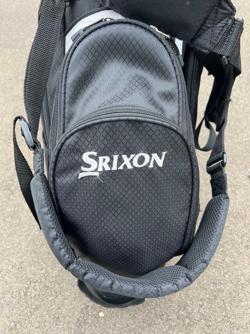Srixon キャディバッグ 黒 スタンド付き