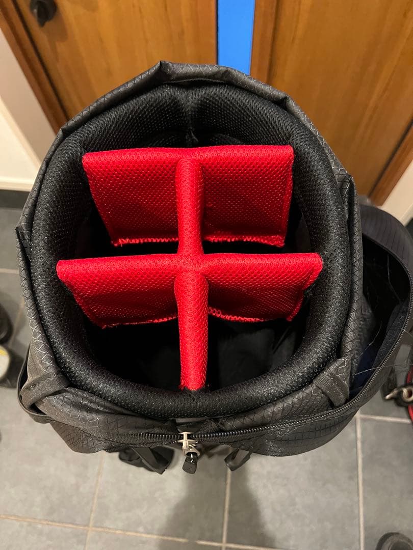 Srixon キャディバッグ 黒 スタンド付き