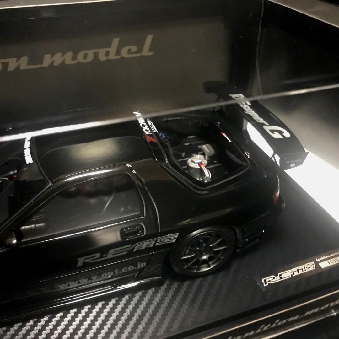 イグニッションモデル 1/18 FC3S RE雨宮　RX-7 ブラック