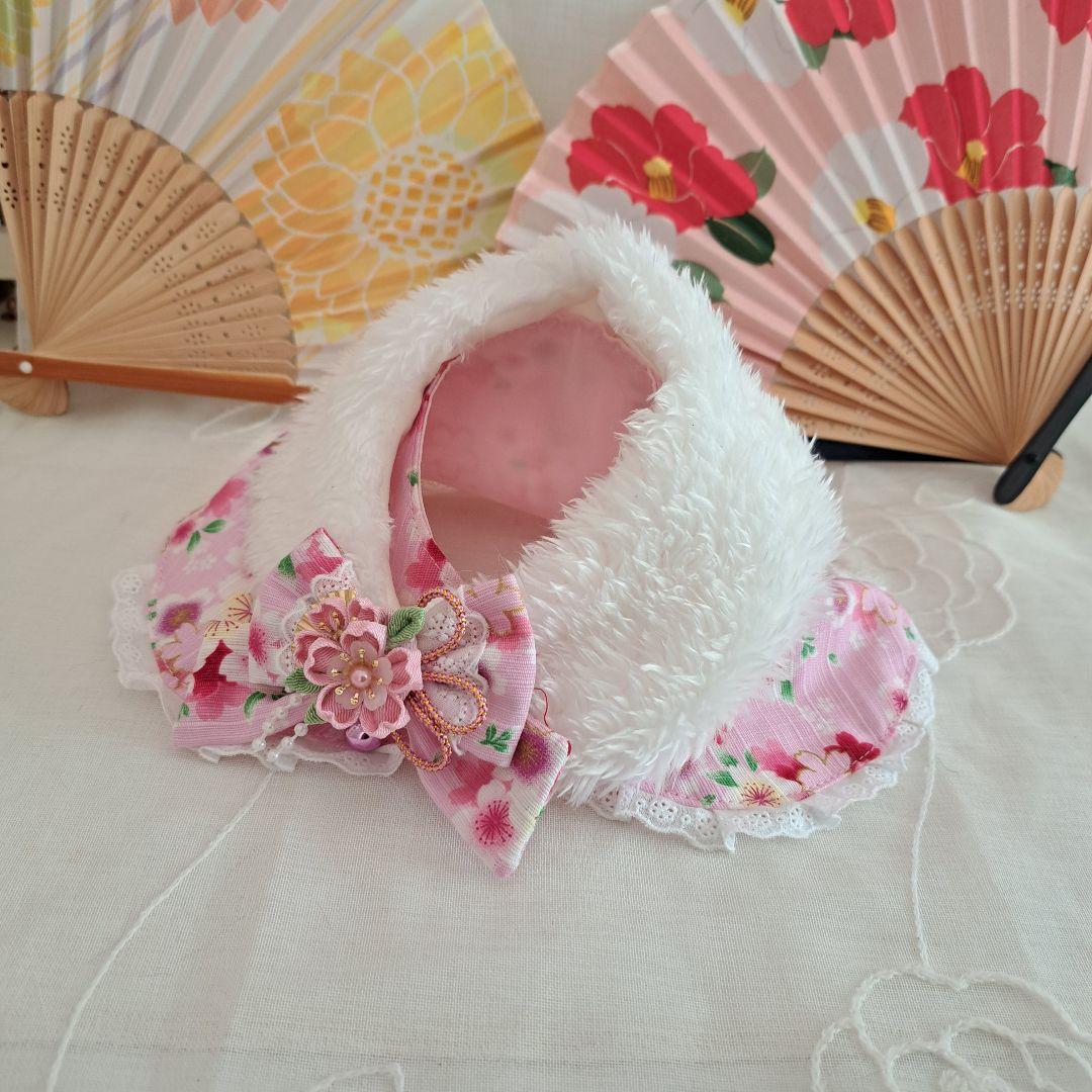 和風ケープ&ふわふわショールセット、わんちゃん猫ちゃん用